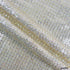 Dyeable Thread Sequins Embroidered Georgette Fabric-F4237